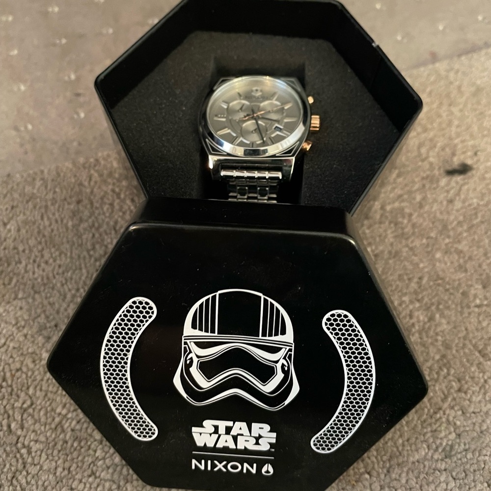 Nixon limited edition Star Wars storm trooper watch
